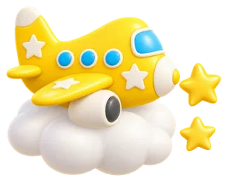 Brinquedo de massinha da atividade Voo nas nuvens.